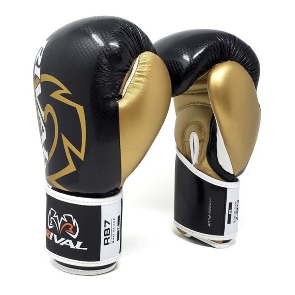 RIVAL RB7 FITNESS PLUS BAG GLOVES - GOLD 3