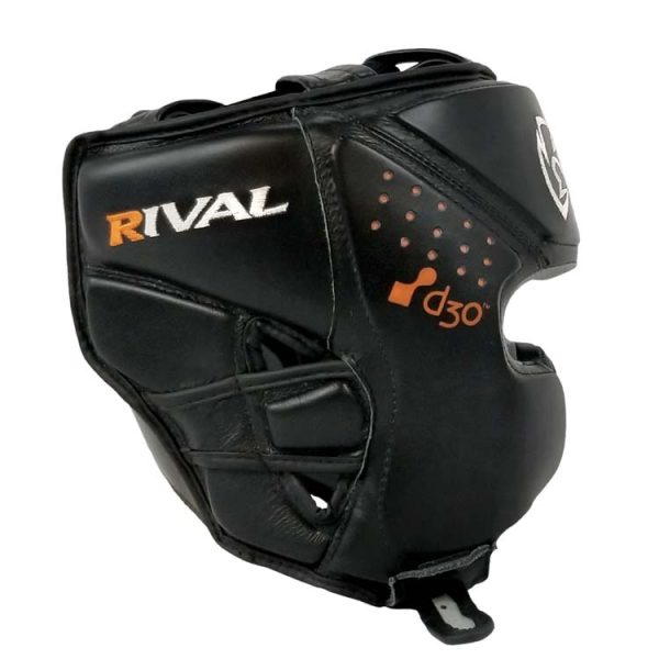 RIVAL RHG10 INTELLI-SHOCK HEADGEAR - BLACK 4